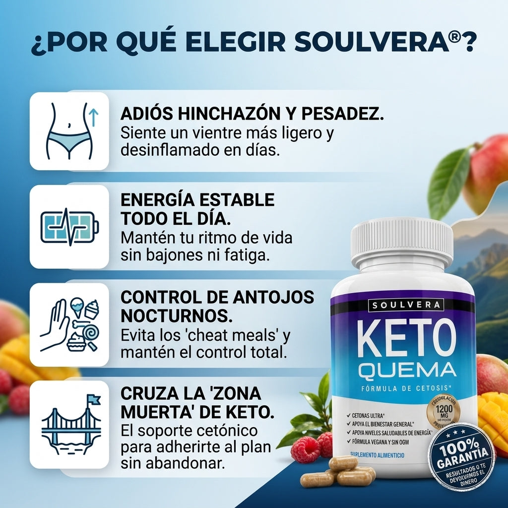 Soulvera® Keto Burn - Quema Grasa