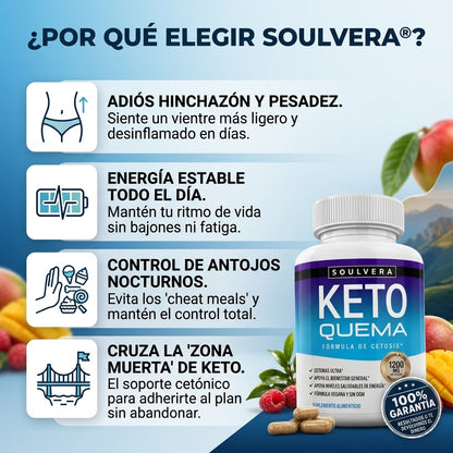 Soulvera® Keto Burn - Quema Grasa